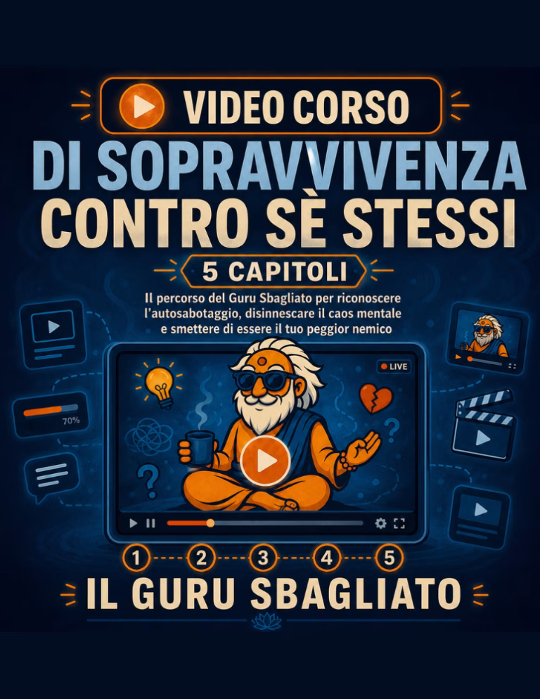 Copertina del video corso di Sopravvivenza contro Sé Stessi